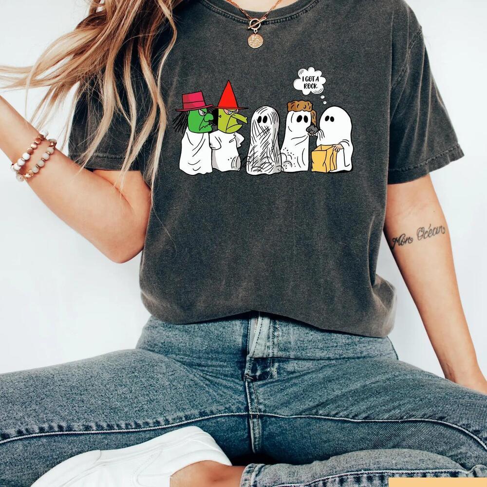I Got A Rock Halloween Funny Ghost Meme T Shirt